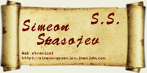 Simeon Spasojev vizit kartica